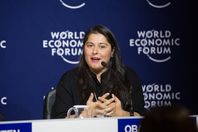 sharmeen obaid chinoy to hold one on one session with karan johar in davos sharmeen obaid chinoy to hold one on one session with karan johar in davos