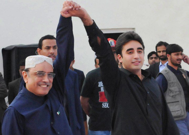 asif zardari and bilawal bhutto zardari photo file