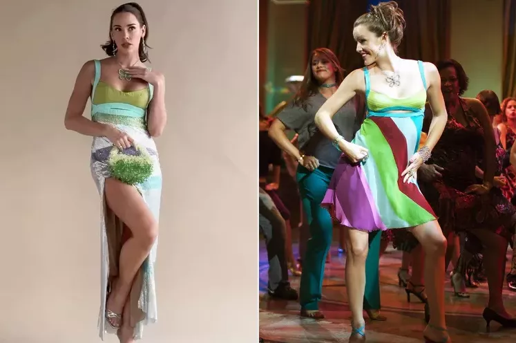 13 going on 30 star christa b allen reimagines iconic versace dress for its 20th anniversary 13 going on 30 star christa b allen reimagines iconic versace dress for its 20th anniversary