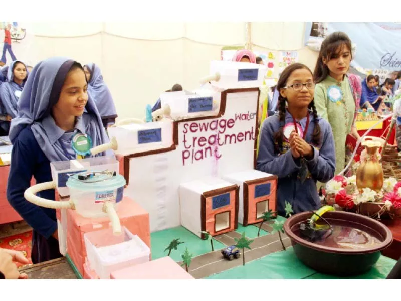 the students science projects were on display on their annual day photo ayesha mir express the students science projects were on display on their annual day photo ayesha mir express