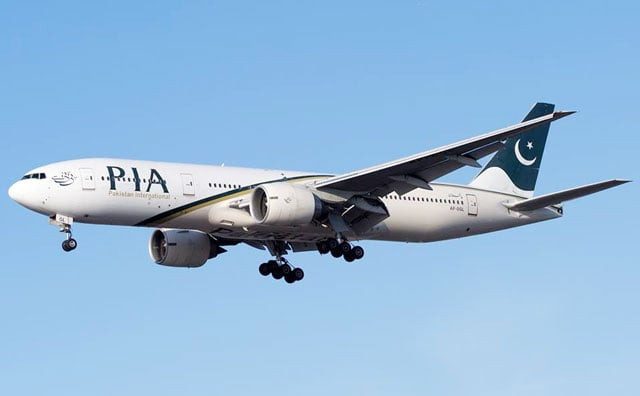 a file photo of pakistan international airlines 039 s 777 240 er aircraft photo pia a file photo of pakistan international airlines 039 s 777 240 er aircraft photo pia