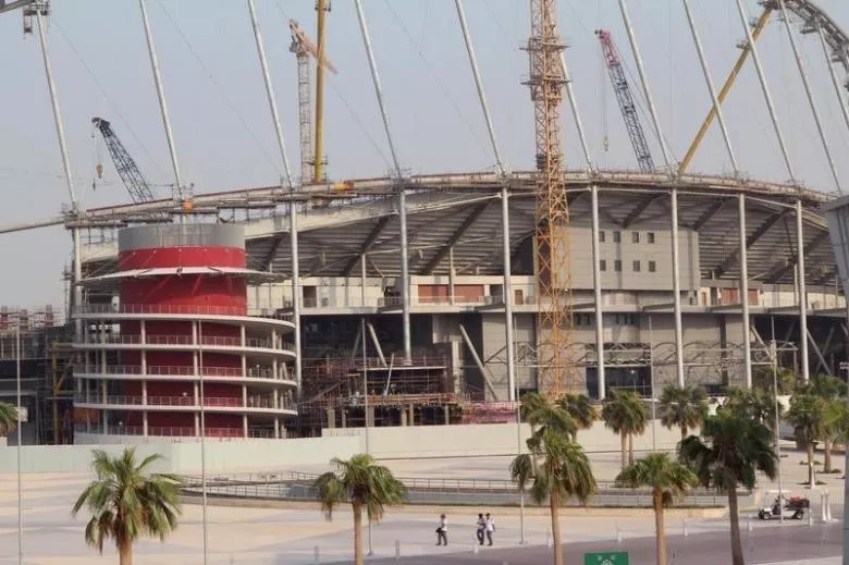 construction work goes on at the khalifa international stadium in doha qatar september 16 2015 photo reuters construction work goes on at the khalifa international stadium in doha qatar september 16 2015 photo reuters