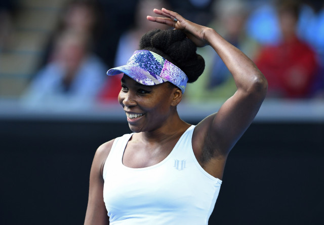 venus was in a different league spanking duan 6 1 6 0 on margaret court arena and showing no signs of the elbow injury that forced her out of the doubles with sister serena photo afp venus was in a different league spanking duan 6 1 6 0 on margaret court arena and showing no signs of the elbow injury that forced her out of the doubles with sister serena photo afp