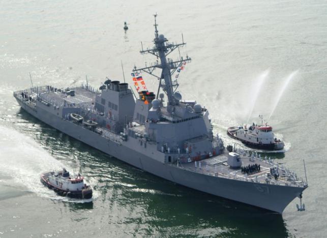 the uss mason ddg 87 a guided missile destroyer arrives at port canaveral florida april 4 2003 photo reuters