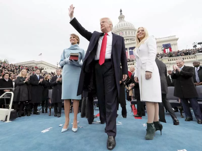 us president donald trump acknowledges the audience after taking oath photo reuters us president donald trump acknowledges the audience after taking oath photo reuters