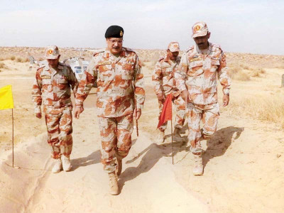 sindh s border areas dg sindh rangers visits forward posts