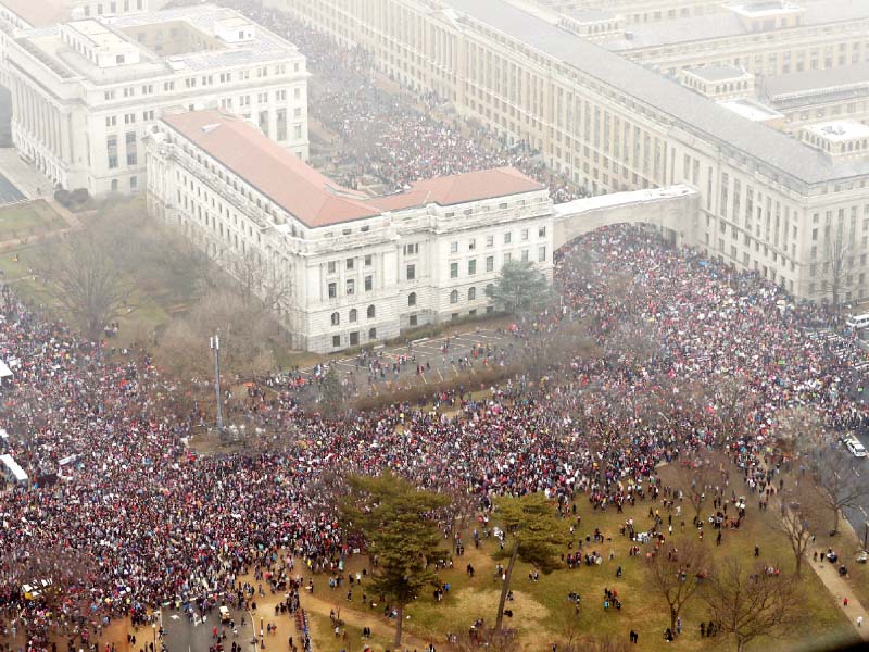 hundreds of thousands gather near the us capitol for protests photo reuters