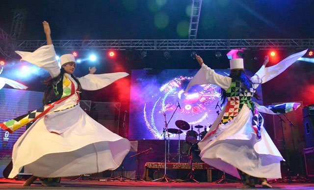 artists perfom traditional dance during lahooti melo at hyderabad club on january 22 2017 photo app