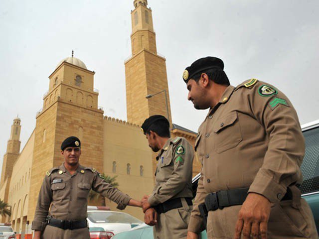 a file photo of saudi police photo afp