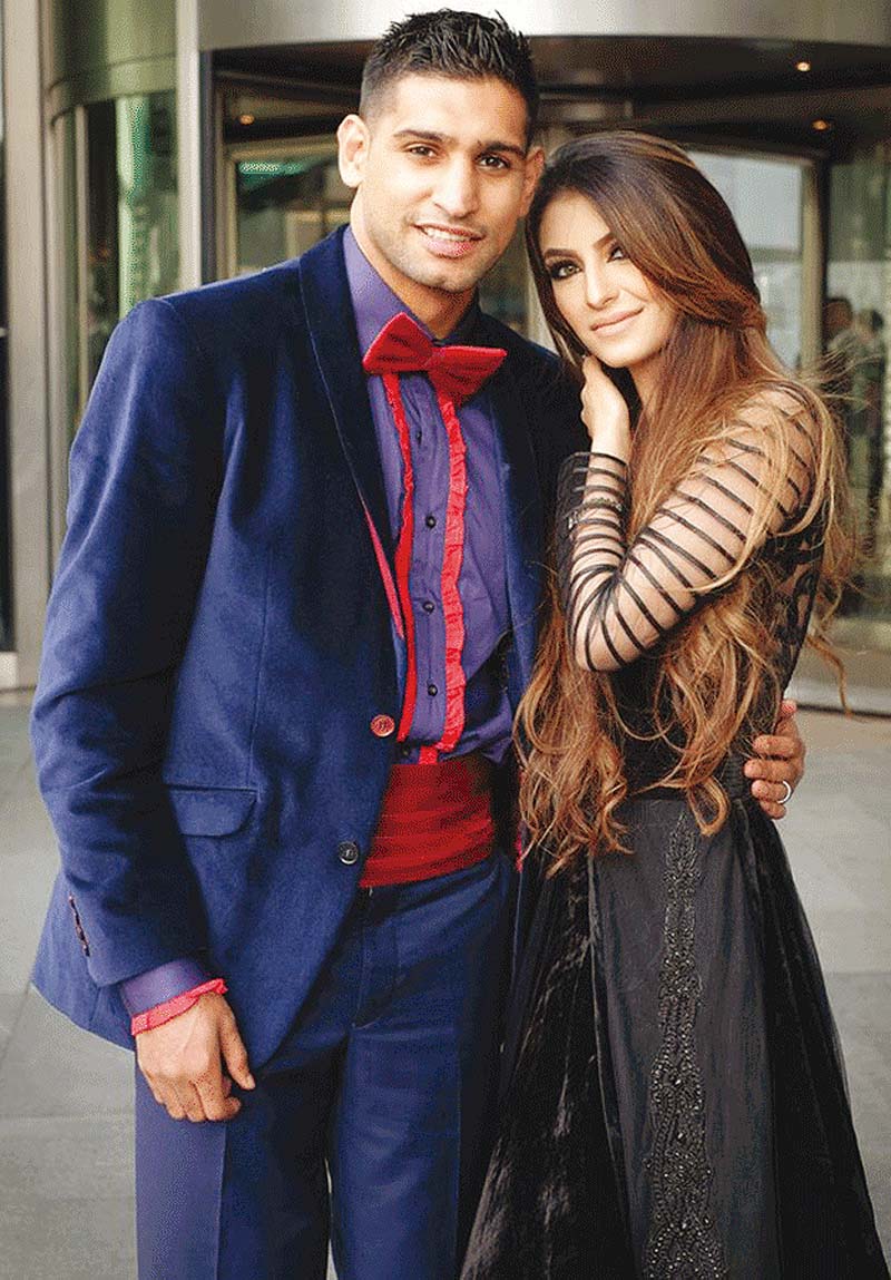 amir and faryal tied the knot three years ago photo file