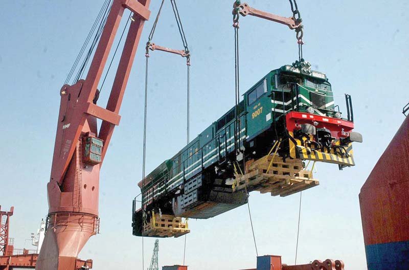 the locomotives will be used for transporting imported coal from karachi s port qasim to the sahiwal power plant in punjab and the jamshoro power plant in sindh photo app