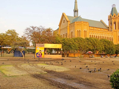 frere hall park left in dismal condition post karachi eat frere hall park left in dismal condition post karachi eat