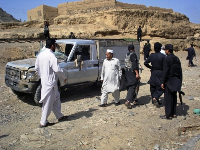 sources said that the blast targeted an fc convoy which was patrolling in the area photo reuters file
