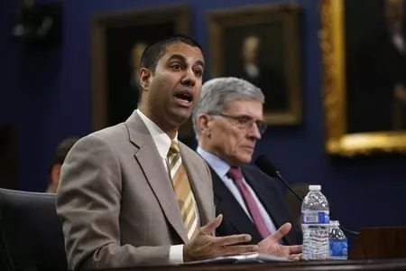 federal communications commission fcc commissioner ajit pai l and fcc chairman tom wheeler testify at a house appropriations financial services and general government subcommittee hearing on the fcc 039 s fy2016 budget on capitol hill in washington march 24 2015 photo reuters federal communications commission fcc commissioner ajit pai l and fcc chairman tom wheeler testify at a house appropriations financial services and general government subcommittee hearing on the fcc 039 s fy2016 budget on capitol hill in washington march 24 2015 photo reuters