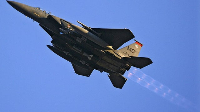 a file image of an f 15 jet fighter similar to the saudi arabian plane lost during a bombing mission to yemen photo reuters a file image of an f 15 jet fighter similar to the saudi arabian plane lost during a bombing mission to yemen photo reuters