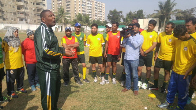 untapped potential during his stay he trained 200 players and 50 football coaches and physical education teachers but the talent in lyari impressed him the most photo courtesy fusa untapped potential during his stay he trained 200 players and 50 football coaches and physical education teachers but the talent in lyari impressed him the most photo courtesy fusa