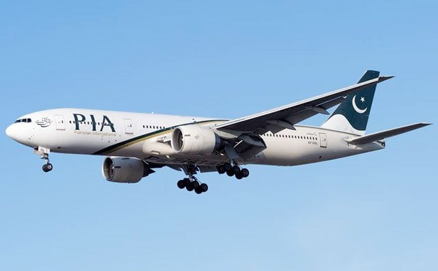 a file photo of pakistan international airlines 039 s 777 240 er aircraft photo pia a file photo of pakistan international airlines 039 s 777 240 er aircraft photo pia