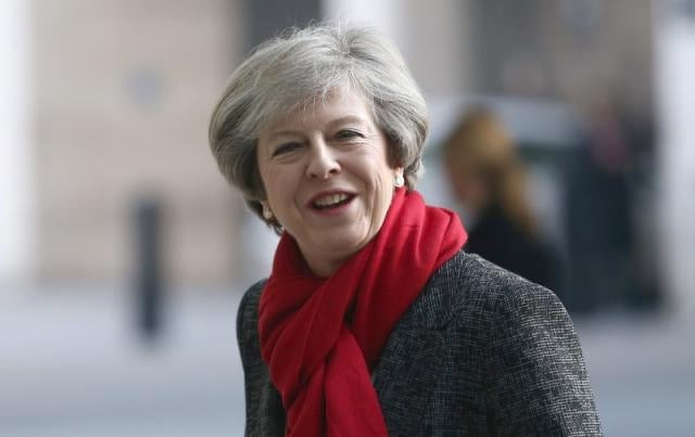 britain 039 s prime minister theresa may arrives at the bbc 039 s broadcasting house in london britain january 22 2017 photo reuters britain 039 s prime minister theresa may arrives at the bbc 039 s broadcasting house in london britain january 22 2017 photo reuters
