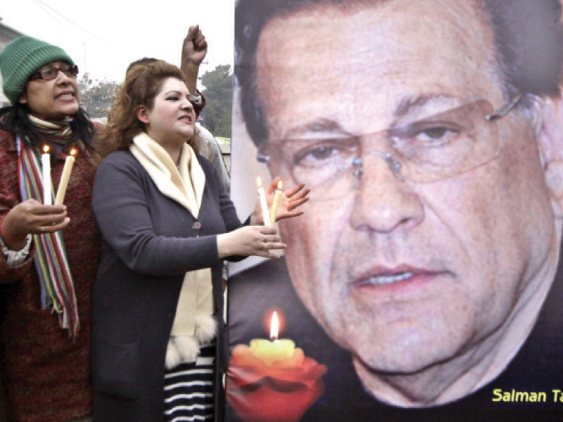 taseer s anniversary another vigil attacker jailed for 16 5 years