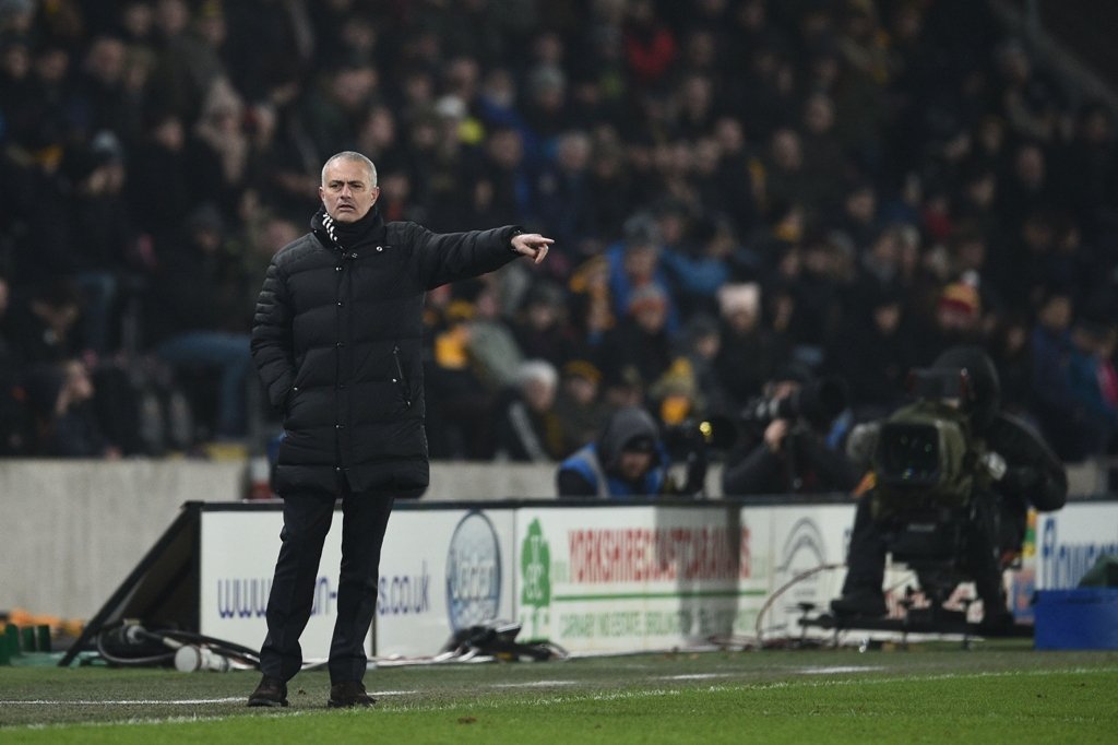 normally the stadium is windy and it s difficult says mourinho photo afp