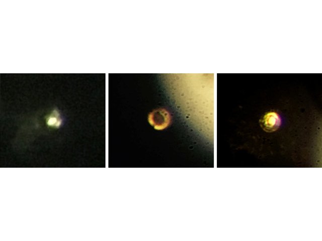a combination of still photos taken from video shows hydrogen magnified at different stages of compression from gas form to metallic provided january 26 2017 photo reuters