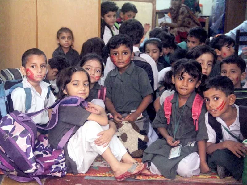 the justuju school only takes admissions in nursery classes as they believe in upgrading the minds of students since the beginning of their education photo ayesha mir express the justuju school only takes admissions in nursery classes as they believe in upgrading the minds of students since the beginning of their education photo ayesha mir express