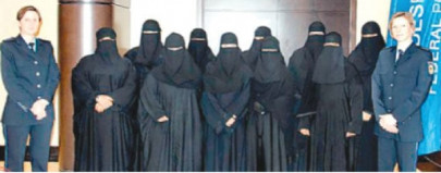 dozens of female saudi guards being trained in germany dozens of female saudi guards being trained in germany
