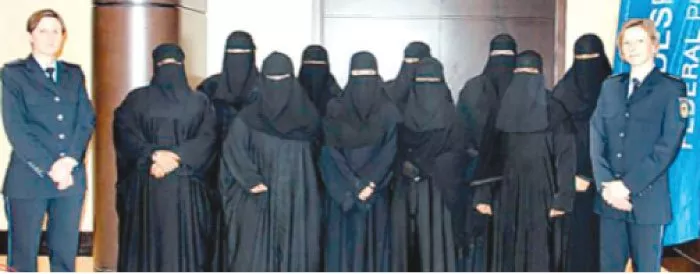 some of the saudi female border guards getting trained in germany photo okaz some of the saudi female border guards getting trained in germany photo okaz