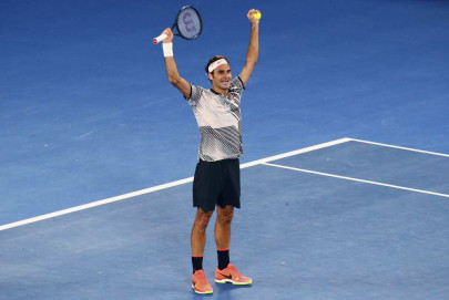roger federer crowned australian open champion
