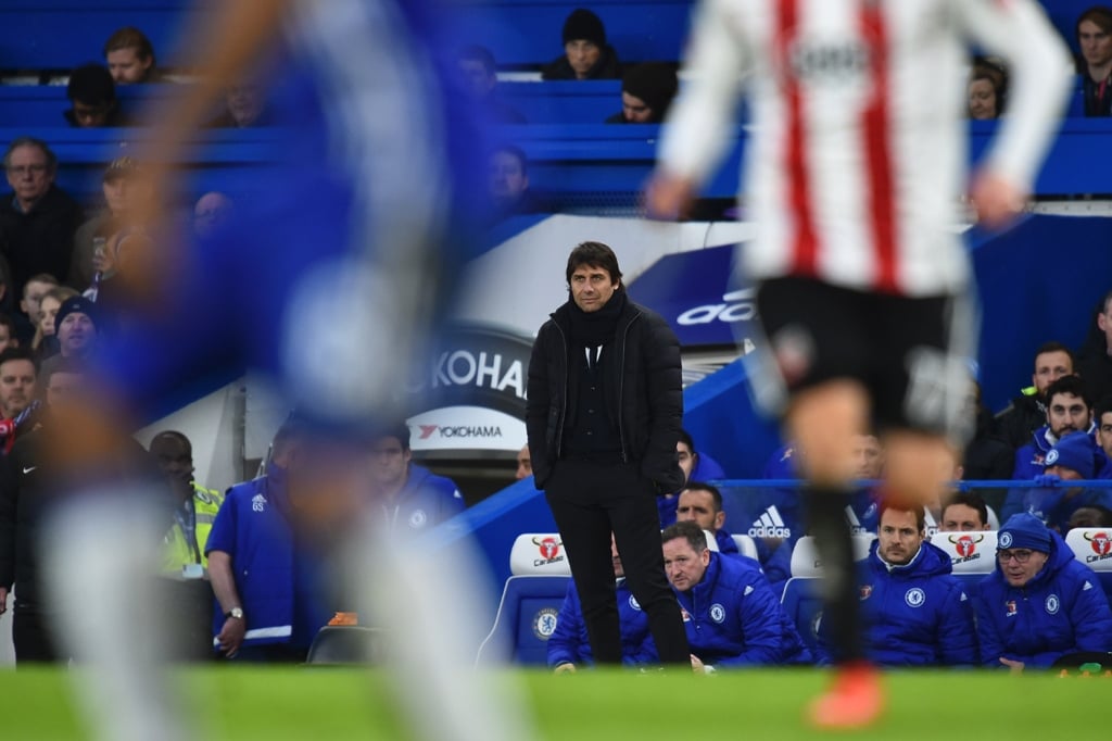 strong as ever despite wholesale changes to the starting line up the performance of conte 039 s men remained unaffected as they made light work of brentford photo afp