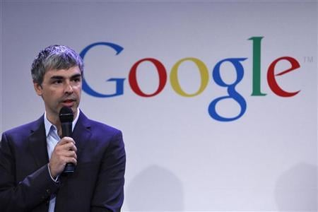 larry page speaks during a press announcement at google 039 s headquarters in new york photo reuters