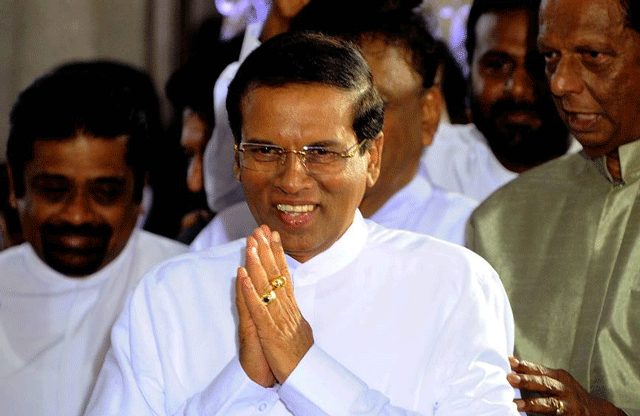 sri lanka president maithripala sirisena photo afp