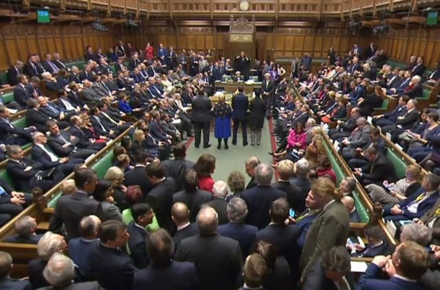 the opposition labour party ordered mps not block the bill but dozens rebelled photo afp the opposition labour party ordered mps not block the bill but dozens rebelled photo afp