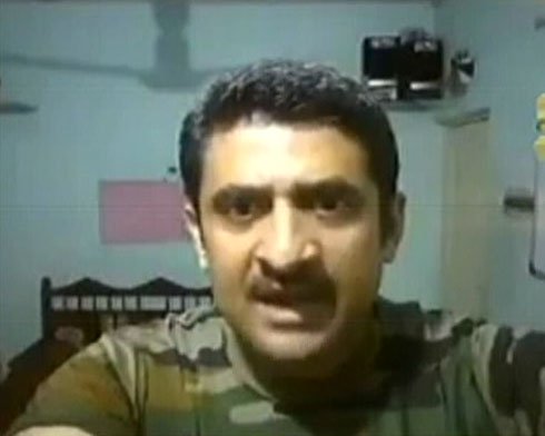 in the footage the soldier is seen complaining about unrest in the military due to negative behaviour of officers express news screen grab