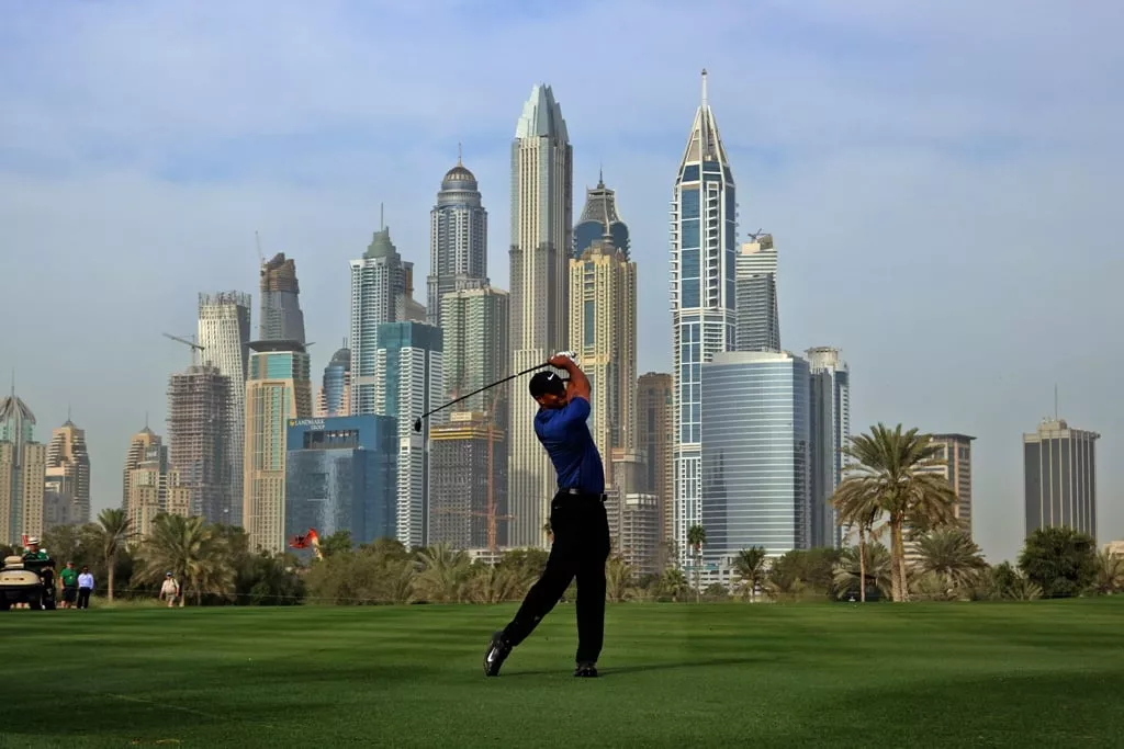 appearing for the eighth time in dubai the 41 year old woods looked out of sorts as he continued his comeback at the european tour event photo afp appearing for the eighth time in dubai the 41 year old woods looked out of sorts as he continued his comeback at the european tour event photo afp
