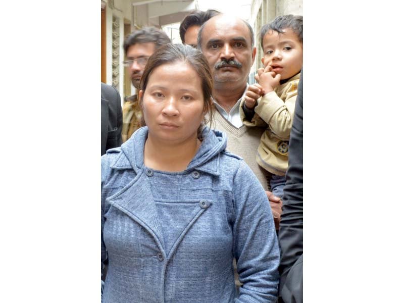 chen yen arrives to appear in court photo zafar aslam express