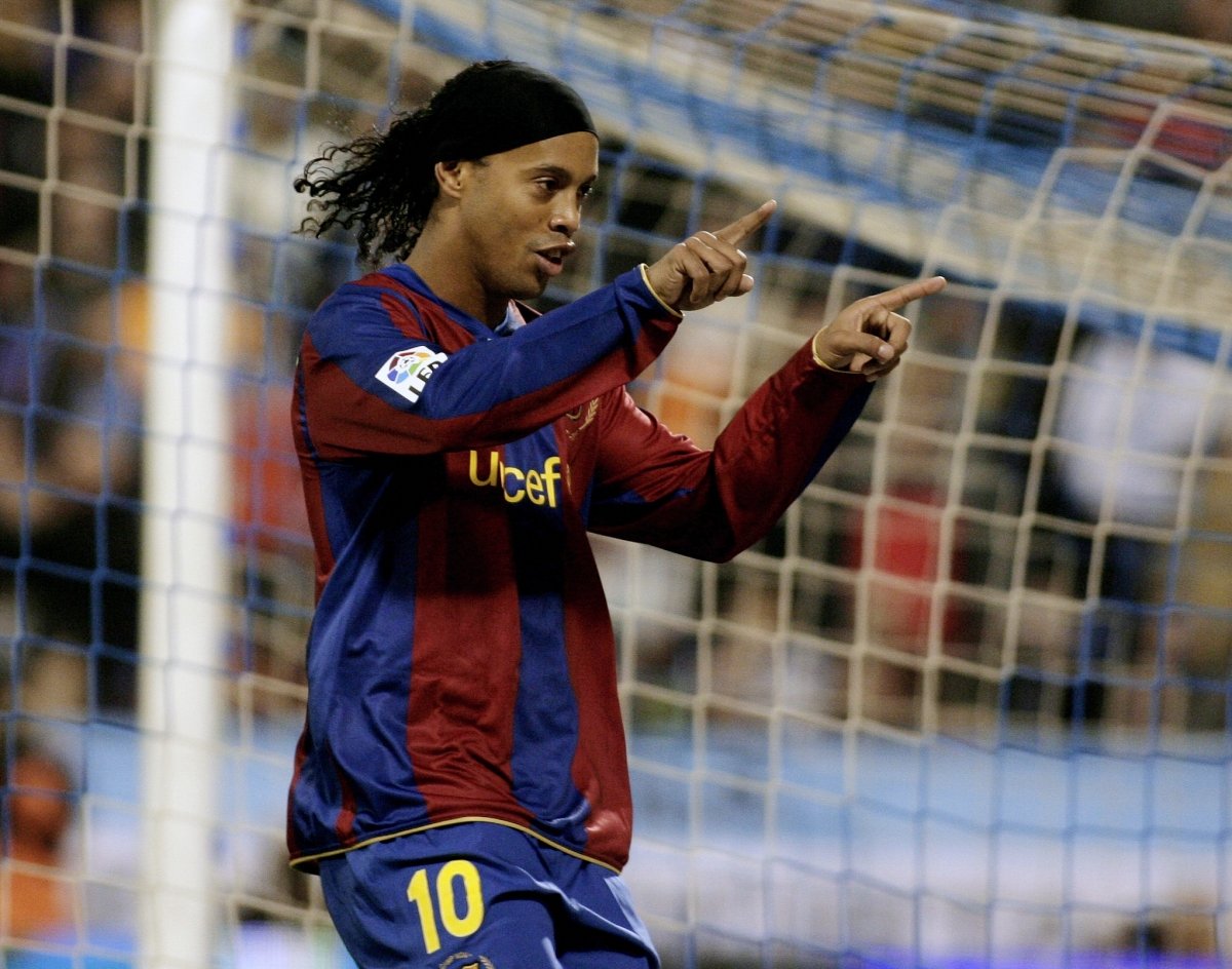 ronaldinho won world player of year twice while playing for barcelona photo reuters