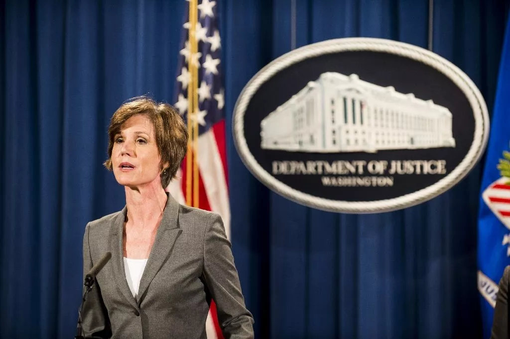 yates had expressed reservations over the legality and morality of trump 039 s executive orders photo afp yates had expressed reservations over the legality and morality of trump 039 s executive orders photo afp