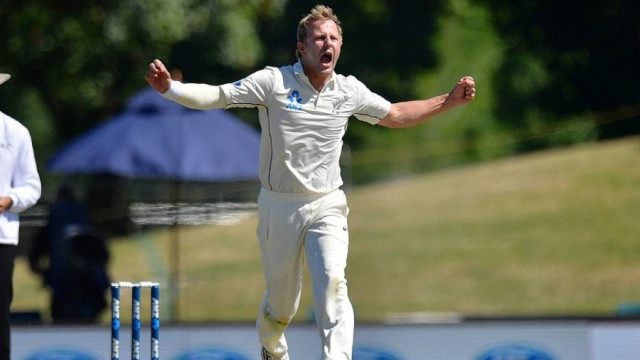 neil wagner fractures finger in his bowling hand during domestic match photo afp neil wagner fractures finger in his bowling hand during domestic match photo afp