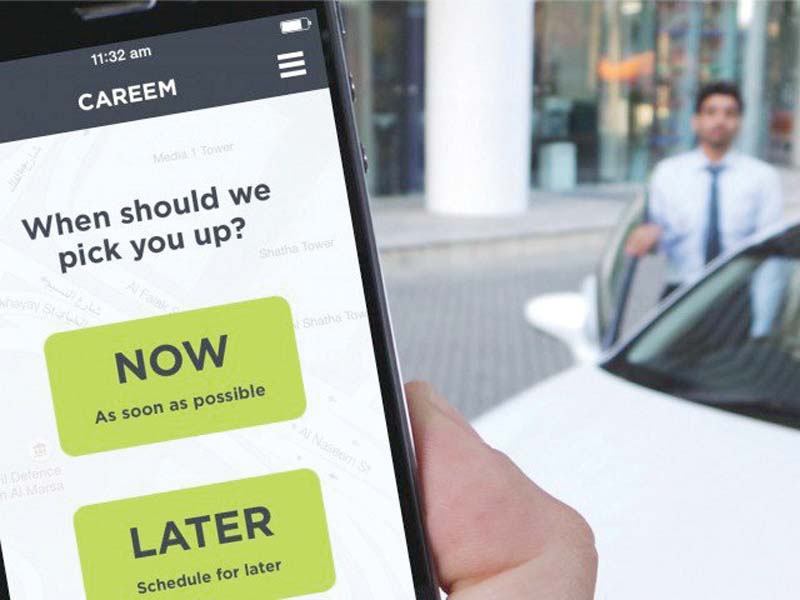 careem uber and other such cab services were recently served notices by the authorities in punjab and sindh provinces to suspend their illegal operations for want of mandatory registration photo file