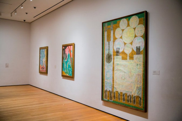 pieces by iranian iraqi and sudanese artists have been put on display at the museum of modern art photo new york times pieces by iranian iraqi and sudanese artists have been put on display at the museum of modern art photo new york times