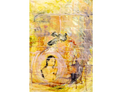 solo show weaving narratives into themes of culture