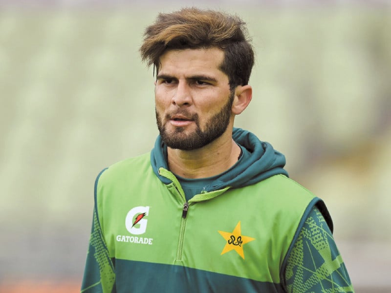 hard times for pakistan s pace spearhead shaheen shah afridi photo afp