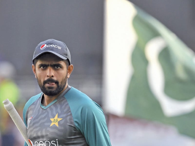 pakistan captain babar azam is facing criticism for below par show in the t20 world cup photo afp