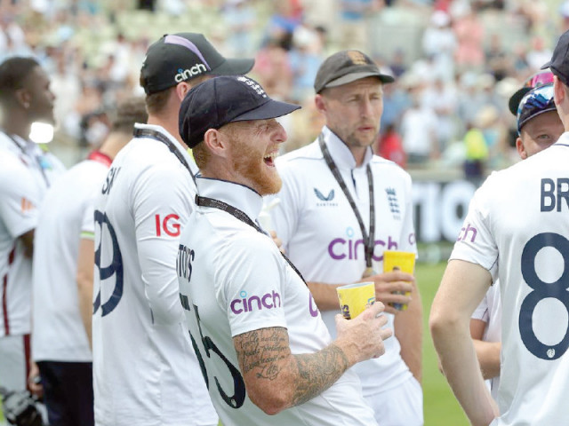 england players celebrate their 3 0 victory over the west indies photo afp england players celebrate their 3 0 victory over the west indies photo afp