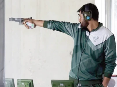 shooter bashir falls short despite fine effort shooter bashir falls short despite fine effort