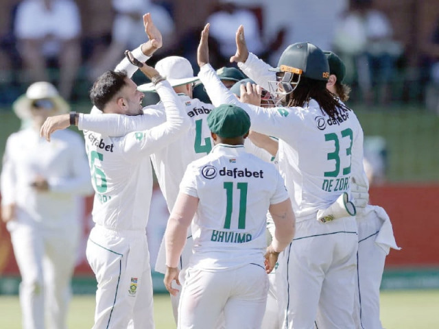 keshav maharaj took key wickets in the final session photo afp keshav maharaj took key wickets in the final session photo afp