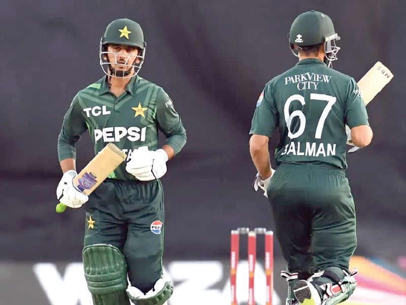 both agha salman and saim ayub impressed during the recently concluded odi series against south africa photo afp