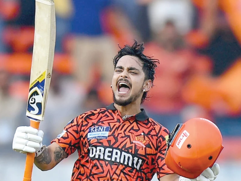 sunrisers hyderabad s ishan kishan celebrates photo afp sunrisers hyderabad s ishan kishan celebrates photo afp