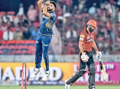 siraj helps gujarat to hat trick of ipl wins